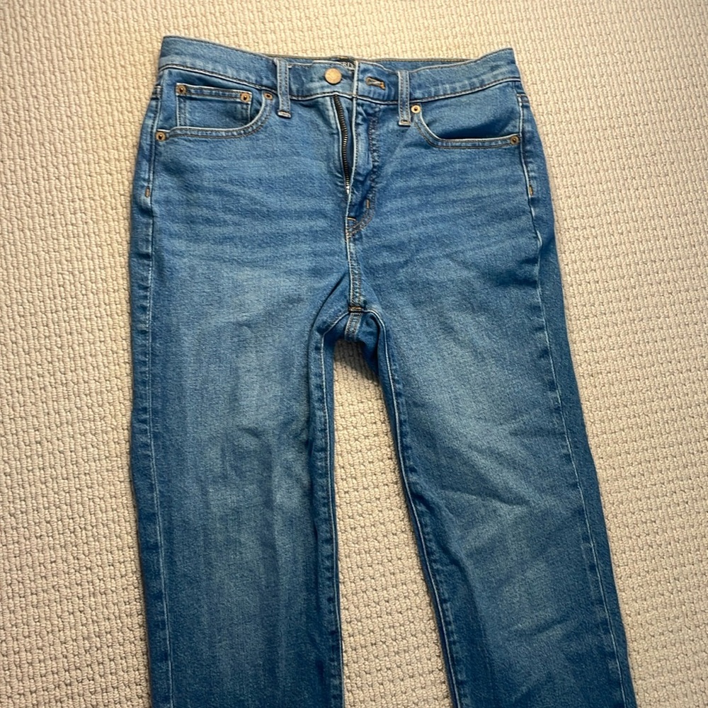 J Crew size 28 essential straight Jeans